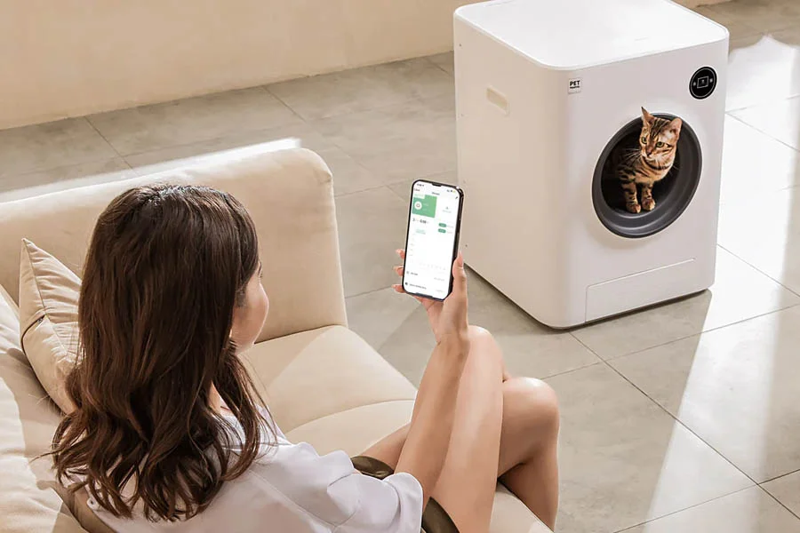 electronic litter box