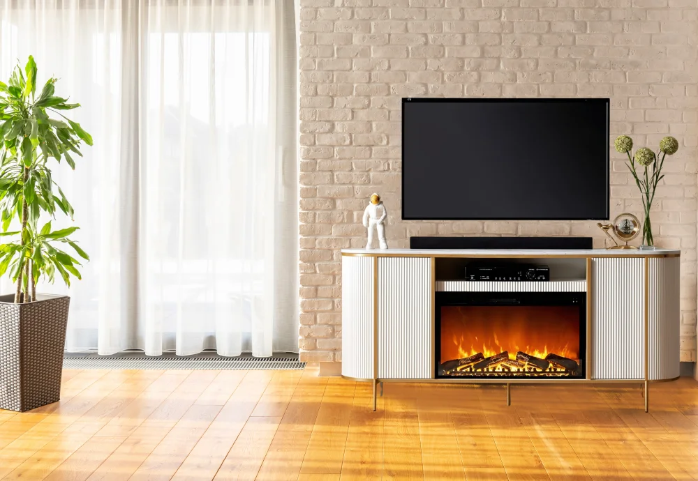 realistic looking electric fireplace