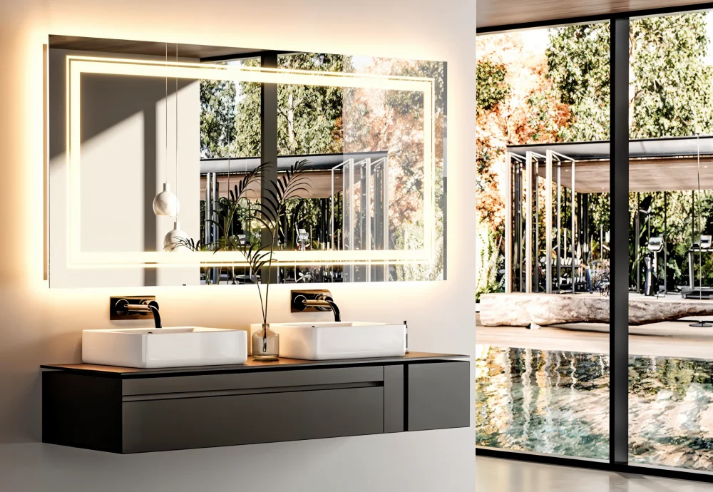 vanity lighted mirror