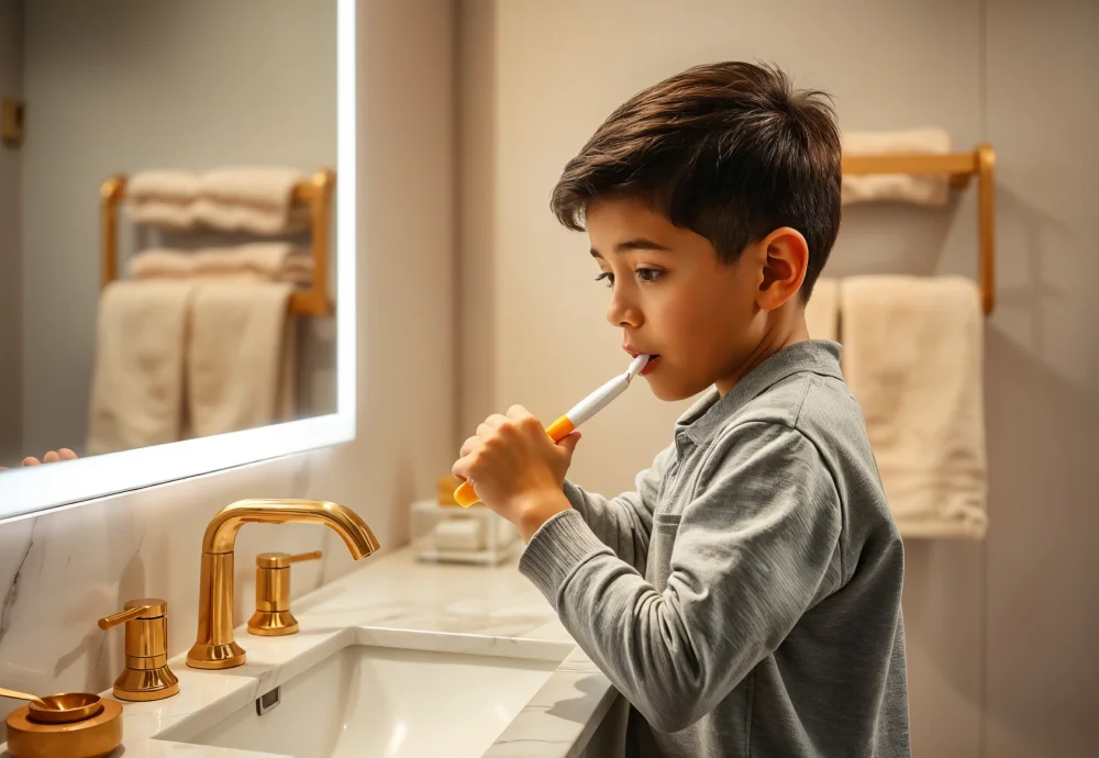 vanity lighted mirror